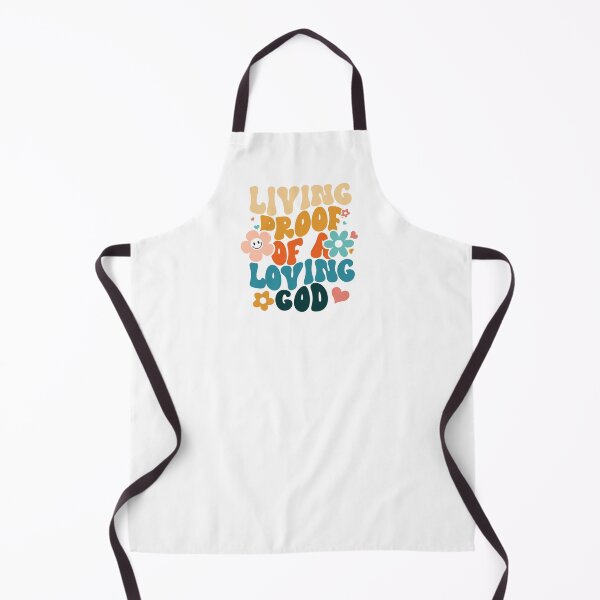 Aperçu de l'œuvre Living Proof of a Living God Christian Retro Groovy créée et vendue par Lillyamstronger.