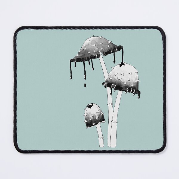 Item preview, Inky Cap Mushrooms designed and sold by LittleClayFrog.