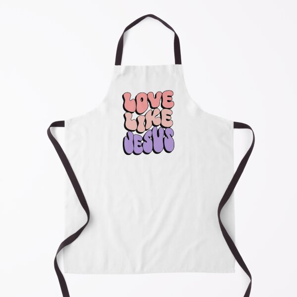 Aperçu de l'œuvre Love Like Jesus Christian Retro Groovy créée et vendue par Lillyamstronger.