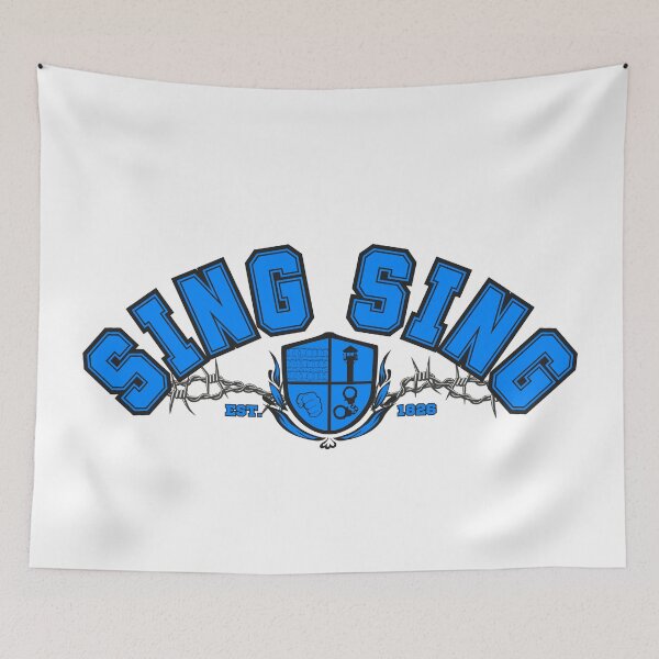 Item preview, Sing Sing Jail University, Blue designed and sold by UNK-Fatigues.