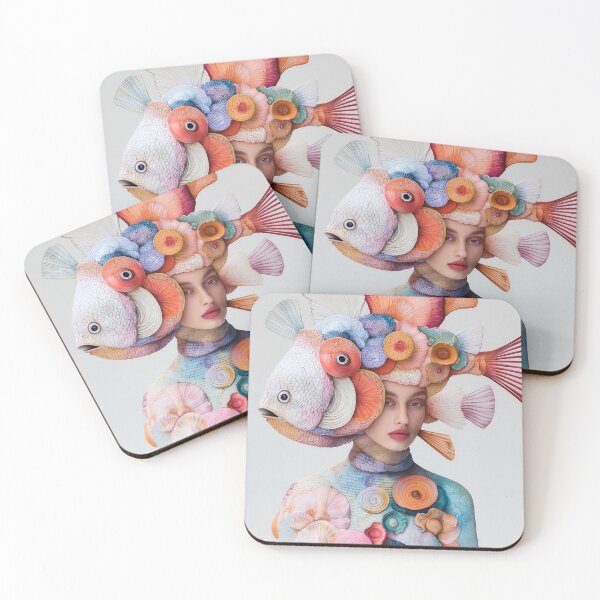 Item preview, "Iridescent Marina-Themed Masterpiece" designed and sold by MacroArtHub.