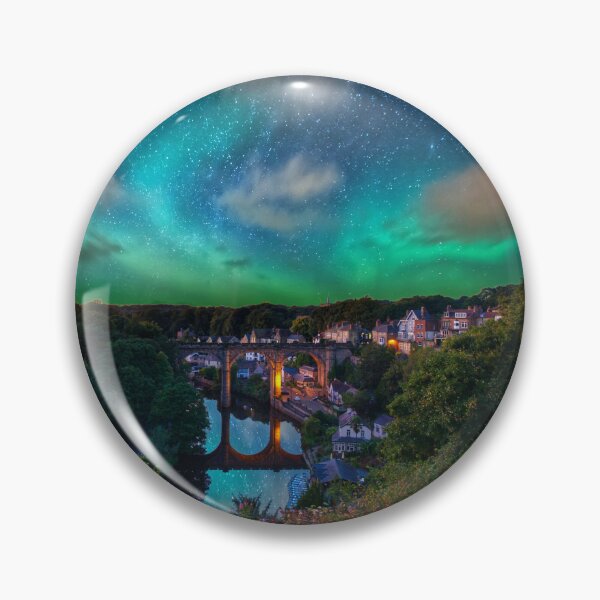 Item preview, Knaresborough Viaduct Aurora Borealis designed and sold by Alisonchambers2.