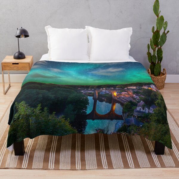 Item preview, Knaresborough Viaduct Aurora Borealis designed and sold by Alisonchambers2.