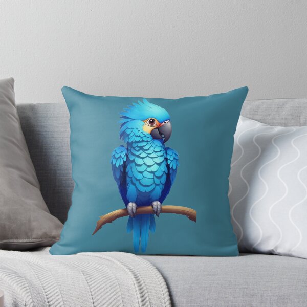 Item preview, A vibrant blue parrot  designed and sold by NiRia Spot.