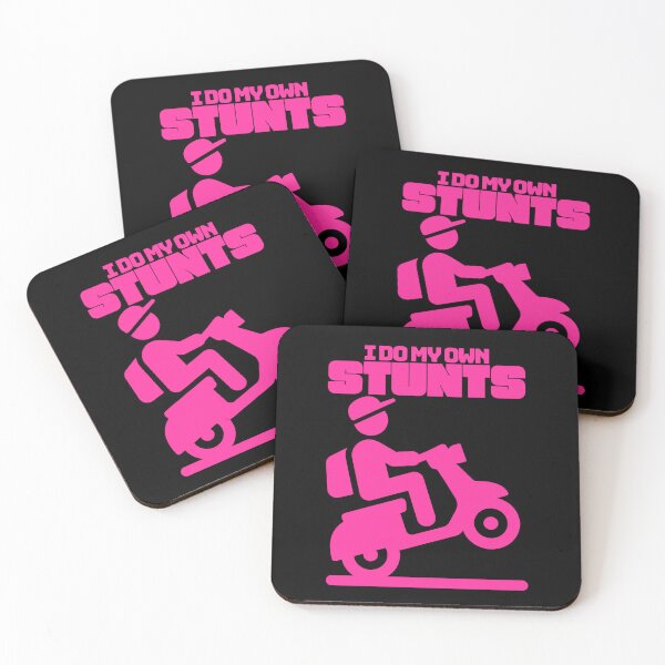 Item preview, I Do My Own Stunts, Pink designed and sold by UNK-Fatigues.