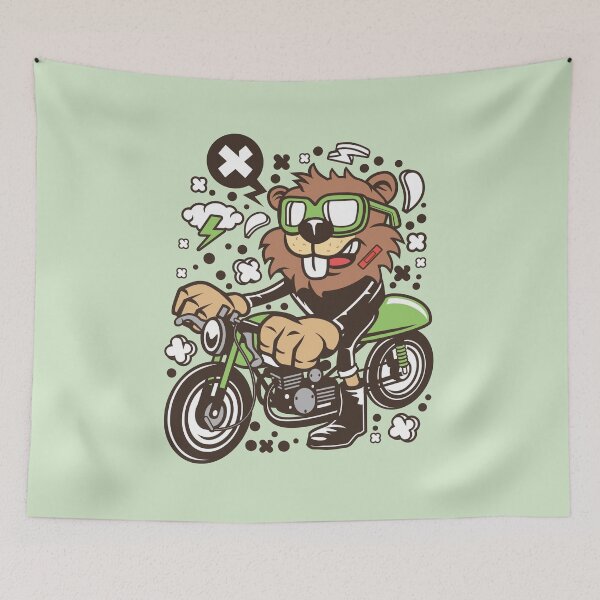 Item preview, Beaver Motorist designed and sold by ArtWorld402.