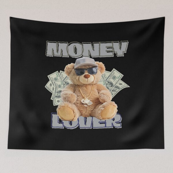 Item preview, Money Lover Teddy – Rich Vibes Only designed and sold by Colorful-Garden.