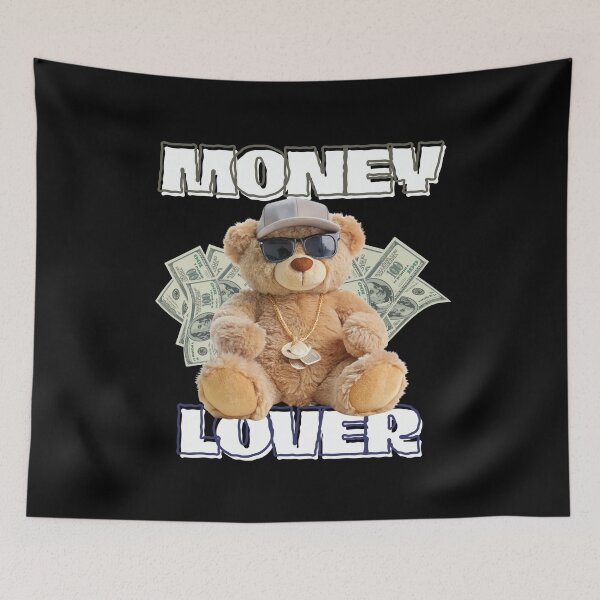 Item preview, Money Lover Teddy – Rich Vibes Only designed and sold by Colorful-Garden.
