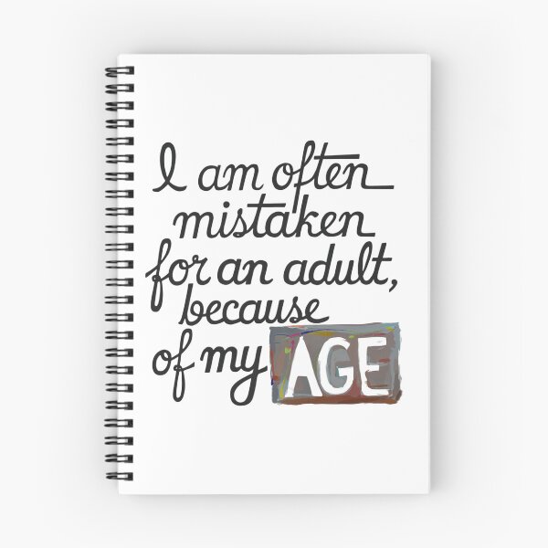 Item preview, Mistaken for an Adult, funnyfits70, Humor, Funny,  designed and sold by FunnyFits70.