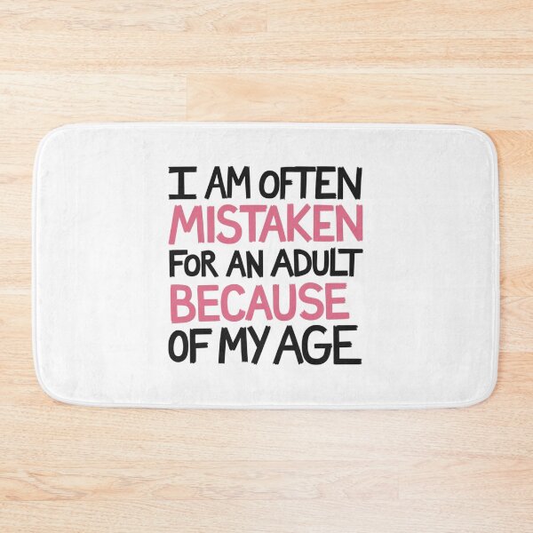 Item preview, Mistaken for an Adult, funnyfits70, Humor, Funny,  designed and sold by FunnyFits70.