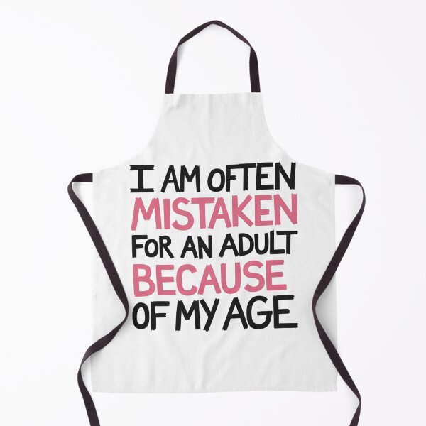 Item preview, Mistaken for an Adult, funnyfits70, Humor, Funny, designed and sold by FunnyFits70.