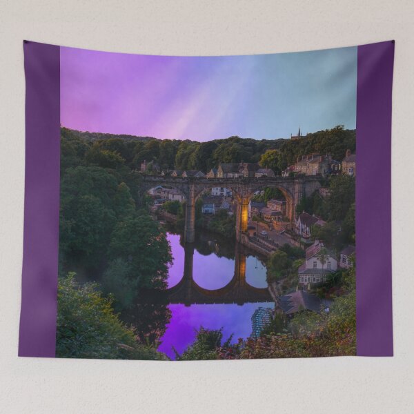 Item preview, Knaresborough Viaduct Northern Lights designed and sold by Alisonchambers2.