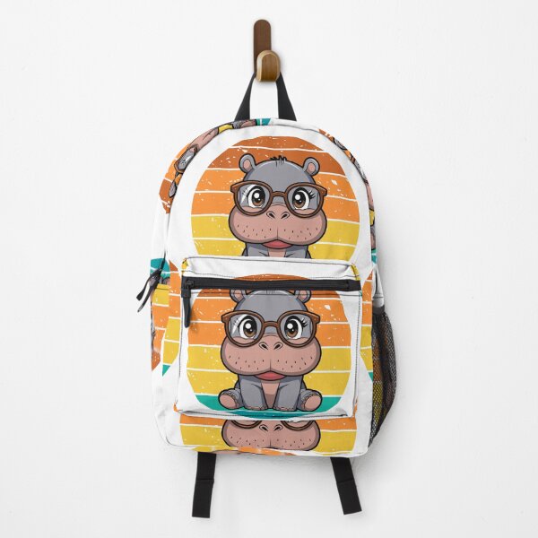 Item preview, Cute Hippo wearing glasses designed and sold by KolorellaS.