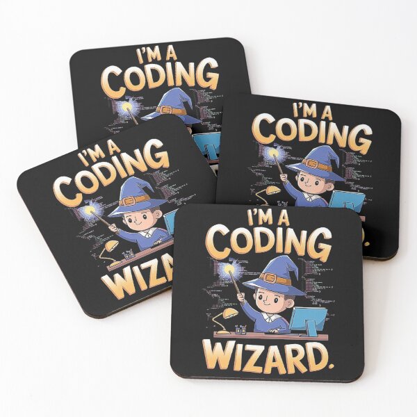 Item preview, I’m a Coding Wizard – Fun and Creative Programmer Illustratio designed and sold by love3617.
