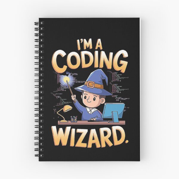 Item preview, I’m a Coding Wizard – Fun and Creative Programmer Illustratio designed and sold by love3617.
