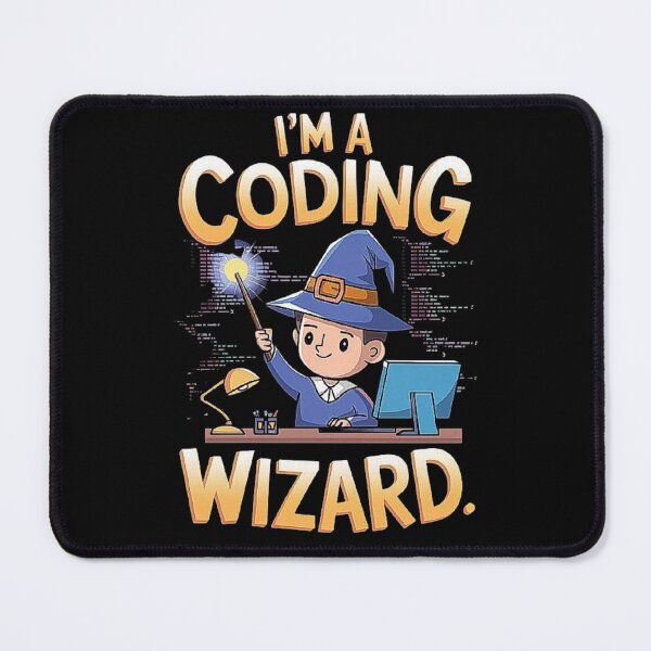 Item preview, I’m a Coding Wizard – Fun and Creative Programmer Illustratio designed and sold by love3617.
