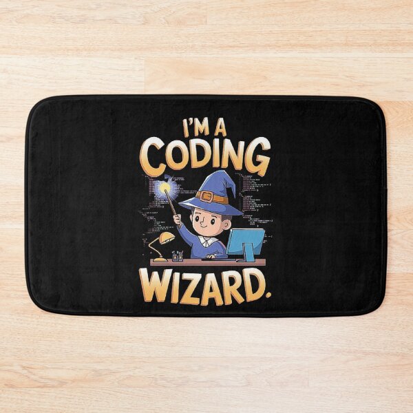 Item preview, I’m a Coding Wizard – Fun and Creative Programmer Illustratio designed and sold by love3617.