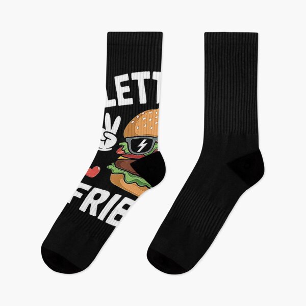 Item preview, Lettuce Friends – Fun Burger Illustration with Cool Vibes designed and sold by love3617.