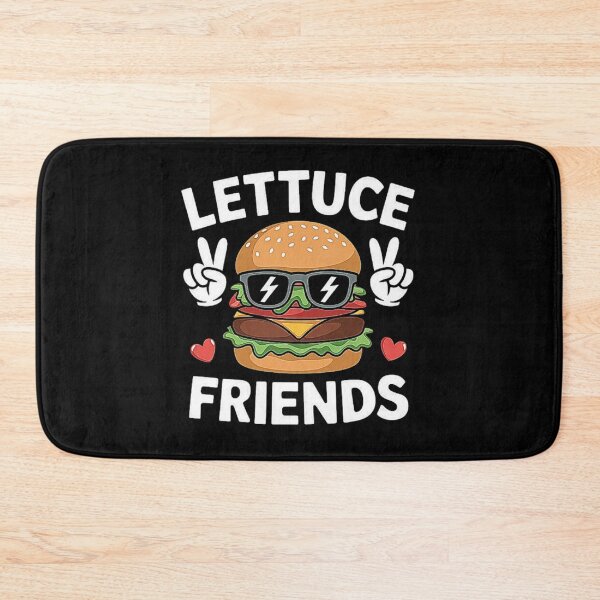 Item preview, Lettuce Friends – Fun Burger Illustration with Cool Vibes designed and sold by love3617.