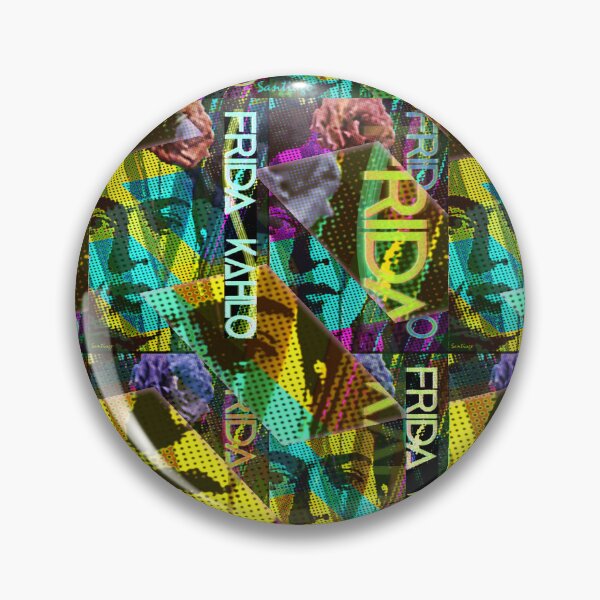 Item preview, At the Beach with Frida Portrait (Four Faces - 2) designed and sold by Jorge Santiago Jiménez.