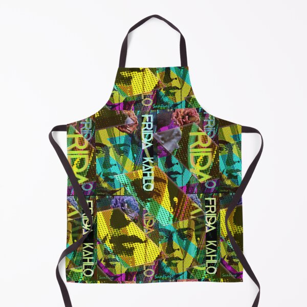 Item preview, At the Beach with Frida Portrait (Four Faces - 2) designed and sold by Jorge Santiago Jiménez.