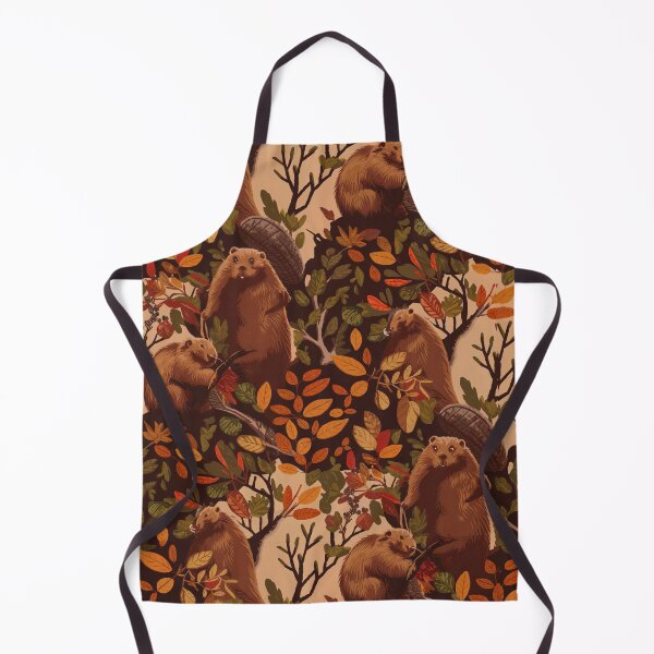 Item preview, Woodland Beavers Among Autumn Leaves designed and sold by PragmaticP.