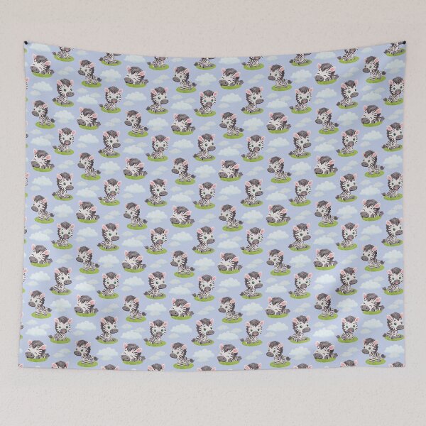 Item preview, Zebra watercolor pattern - AA0073A designed and sold by LionsHut.