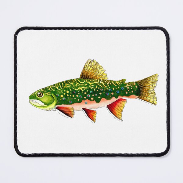 Item preview, Brook Trout designed and sold by LittleClayFrog.
