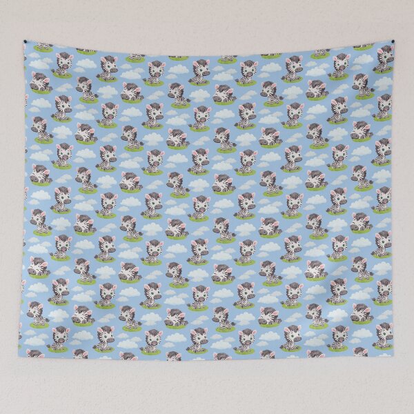 Item preview, Zebra watercolor pattern - AA0073C designed and sold by LionsHut.