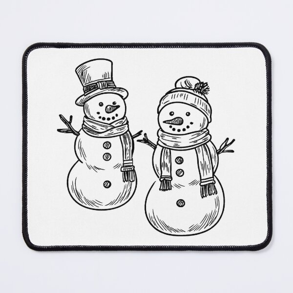 Item preview, Adorable Snowman with Cozy Scarf designed and sold by GeoSketchWear.
