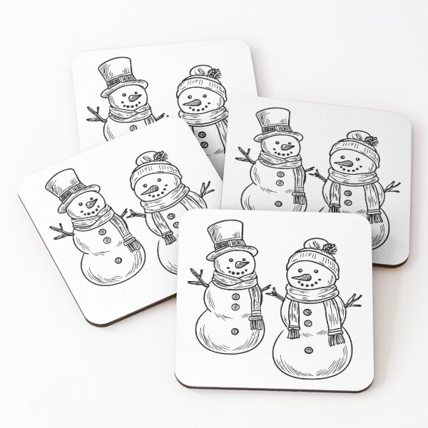 Item preview, Adorable Snowman with Cozy Scarf designed and sold by GeoSketchWear.