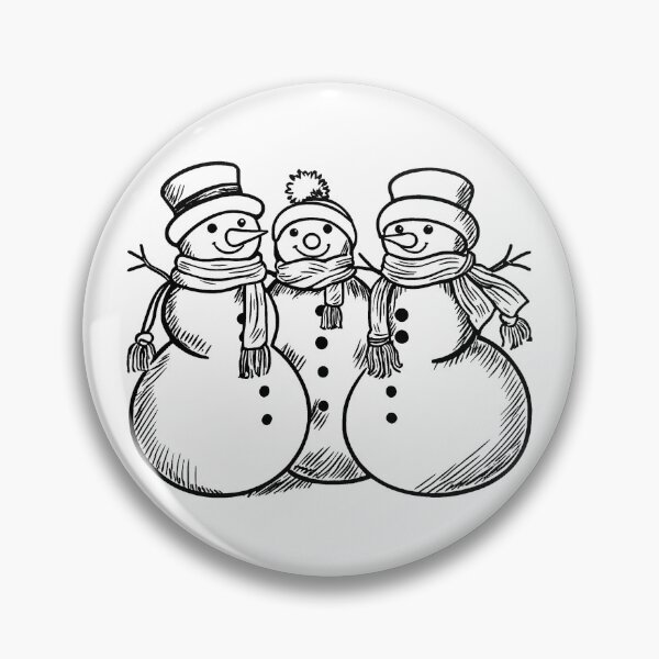 Item preview, Adorable Snowman with Cozy Scarf designed and sold by GeoSketchWear.