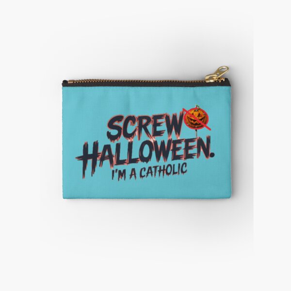 Item preview, Halloween text 'Screw Halloween I'm a Catholic' designed and sold by Tomasz  Siennicki.