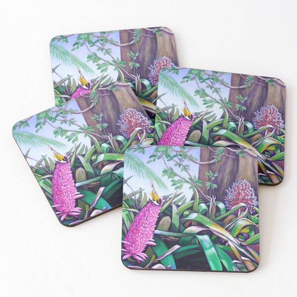 Item preview, The Honey-eater's Bromeliads designed and sold by artbyelly.