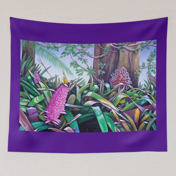 Item preview, The Honey-eater's Bromeliads designed and sold by artbyelly.