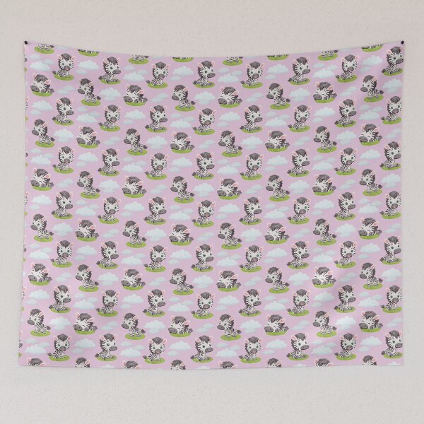 Item preview, Zebra watercolor pattern - AA0073E designed and sold by LionsHut.