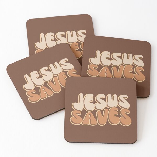 Aperçu de l'œuvre Jesus Saves Retro Groovy créée et vendue par Lillyamstronger.