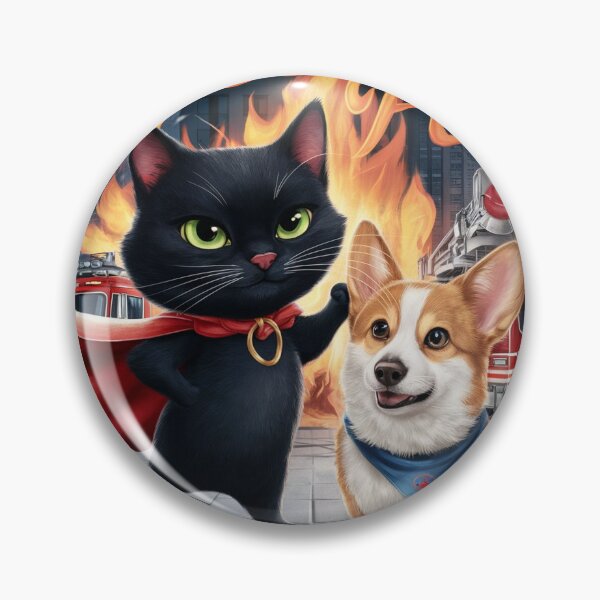 Item preview, Super pets - the Firefighters mission designed and sold by lavka-xd.