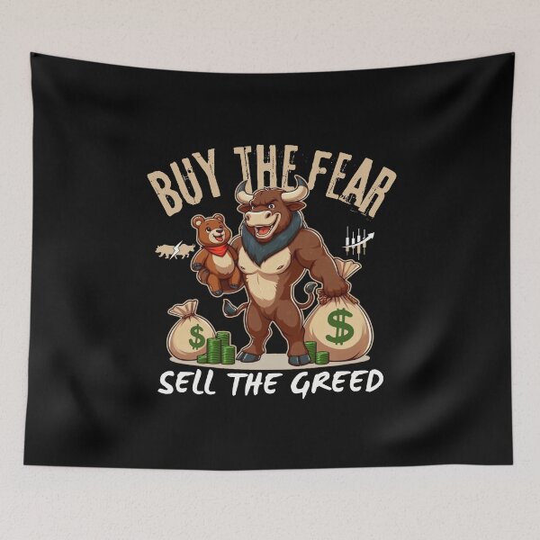 Item preview, Buy the fear sell the greed designed and sold by Peerless-Prime.