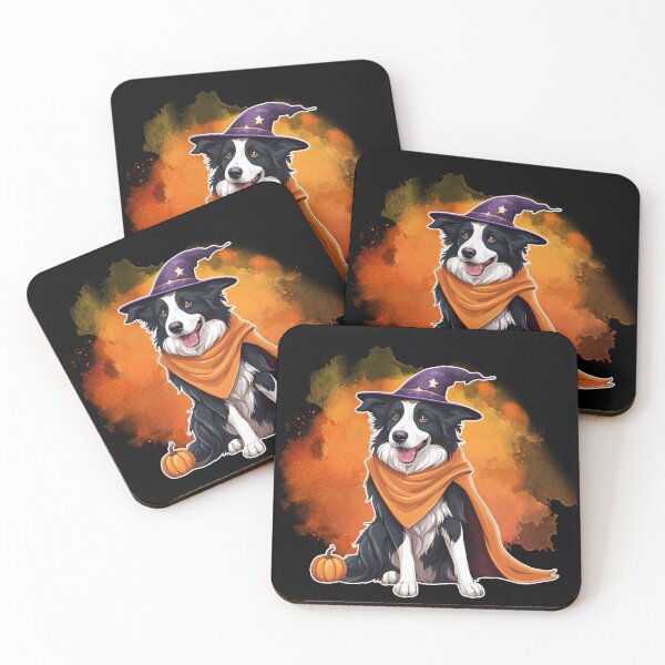 Item preview, Border Collie Halloween Wizard Dog – Adorable Border Collie in Wizard Costume for Halloween designed and sold by GoodyPaws.