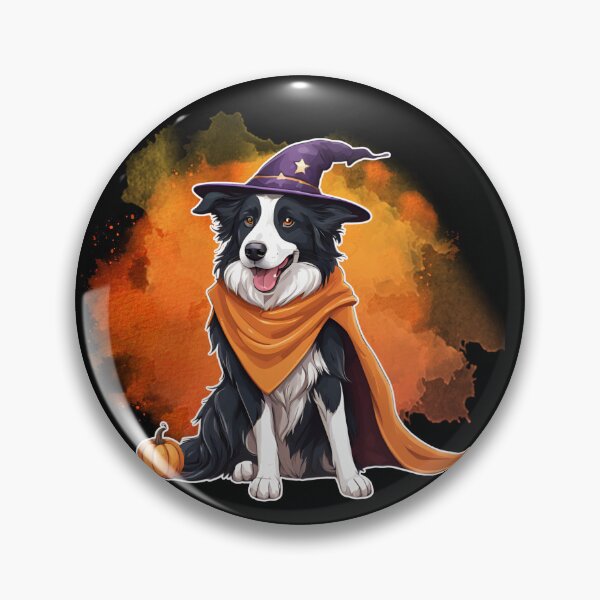 Item preview, Border Collie Halloween Wizard Dog – Adorable Border Collie in Wizard Costume for Halloween designed and sold by GoodyPaws.