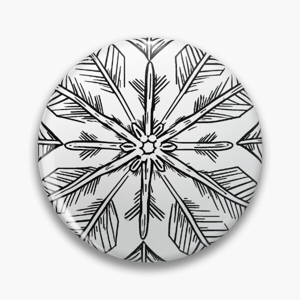 Item preview, Charming Snowflake Design designed and sold by GeoSketchWear.