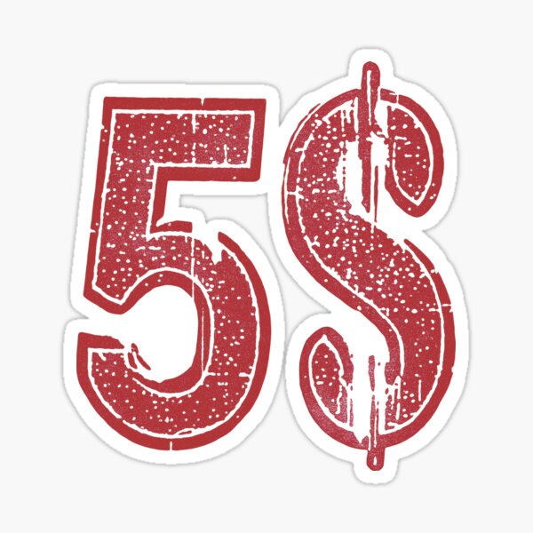 Item preview, Warhol-Inspired Five Dollar Stamp designed and sold by Desiredobsolete.