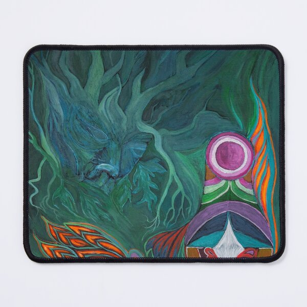 Item preview, The Green Man's Arrival designed and sold by VibeBrushArt.