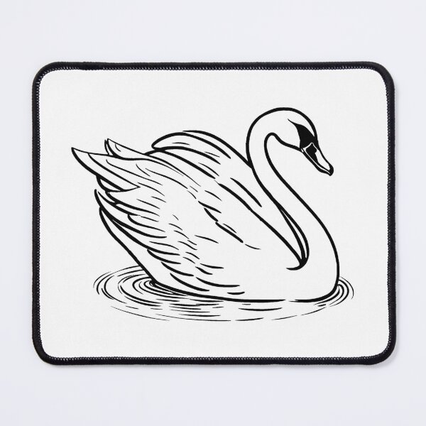 Item preview, Elegant Swan Design designed and sold by GeoSketchWear.