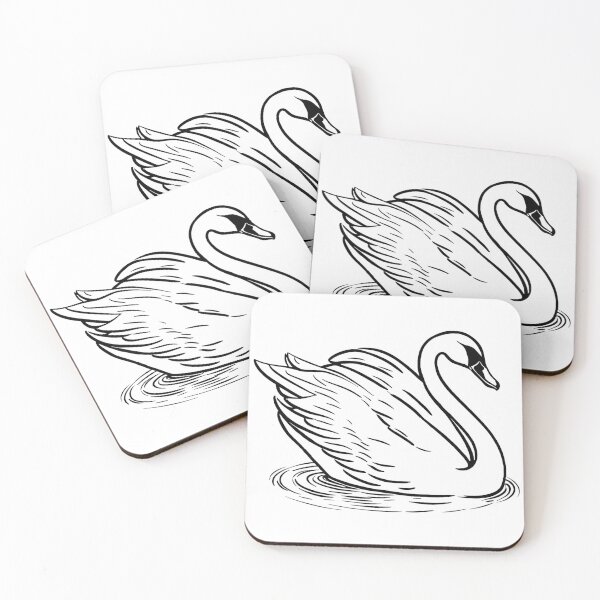 Item preview, Elegant Swan Design designed and sold by GeoSketchWear.