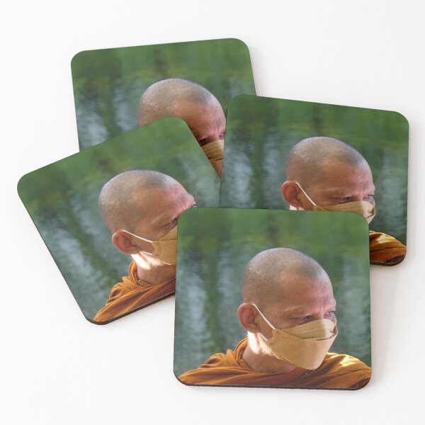 Item preview, Buddhist Monk By The River, Thailand designed and sold by JonDelorme.