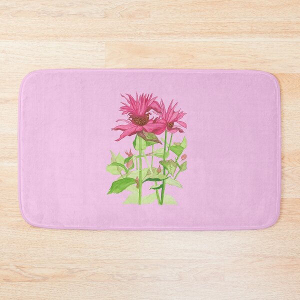 Item preview, Floral Pink Bee Balm designed and sold by LiaIsabellaArt.