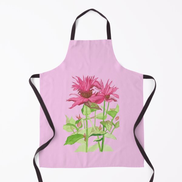 Item preview, Floral Pink Bee Balm designed and sold by LiaIsabellaArt.