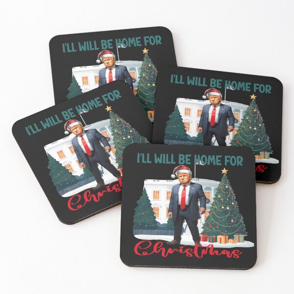 Item preview, Ill will be home for Christmas Santa Trump Xmas designed and sold by Colorfulman.